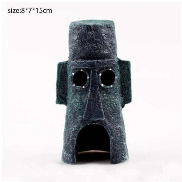 decoration aquarium à motifs de dessins animé