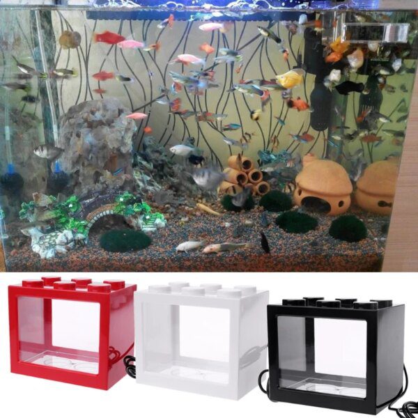 27296-c887e0.jpg Mini Aquarium avec lampe LED USB 🐟