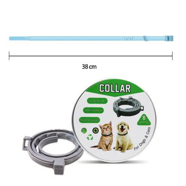 Collier Antipuces & Anti-Tiques pour Chien (dès 8 mois) – Protection