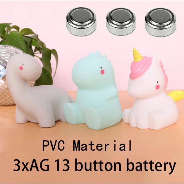 veilleuse licorne en forme de dessin animé