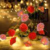 guirlande lumineuse fleur LED à roses