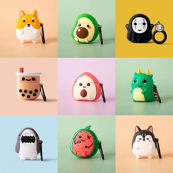 Étui Airpods 1 2 Pro 3 en Silicone