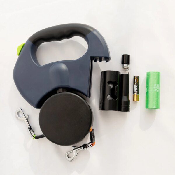 29997-4c1e6f.jpg Laisse double automatique rétractable 3 m – Liberté synchronisée & contrôle