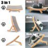 GRIFFCAT™ – Le griffoir design en bois qui devient aussi le lit