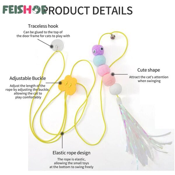 Jouet Interactif Suspendu Automatique pour Chat – Souris