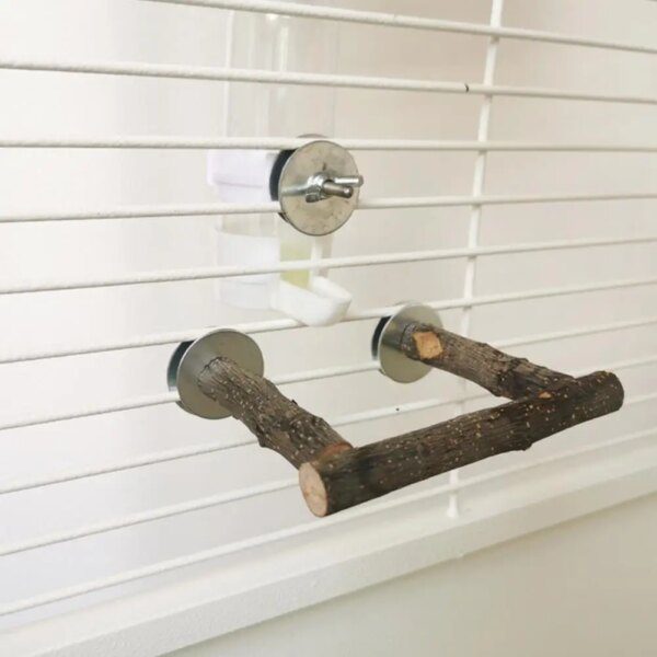 Perchoir Écologique en Bois Naturel – Support d’Escalade Stable