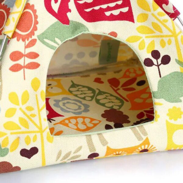 30429-a2fcdf.jpg Cage Suspendue en Forme de Nid d’Oiseau – Balançoire avec Tente