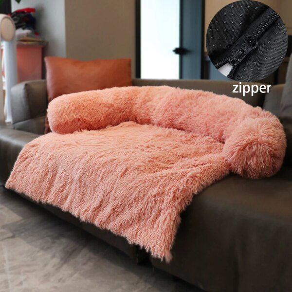 Tapis Canapé en Peluche Anti-Anxiété pour Chien – Protection 🐶
