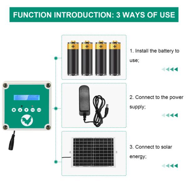 kit de fermeture automatique pour porte poulailler 🚪🐔