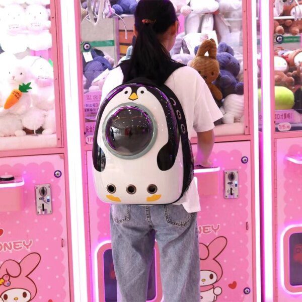 sac transport chat à dos respirant , sacoche de transport de voyage en plein air