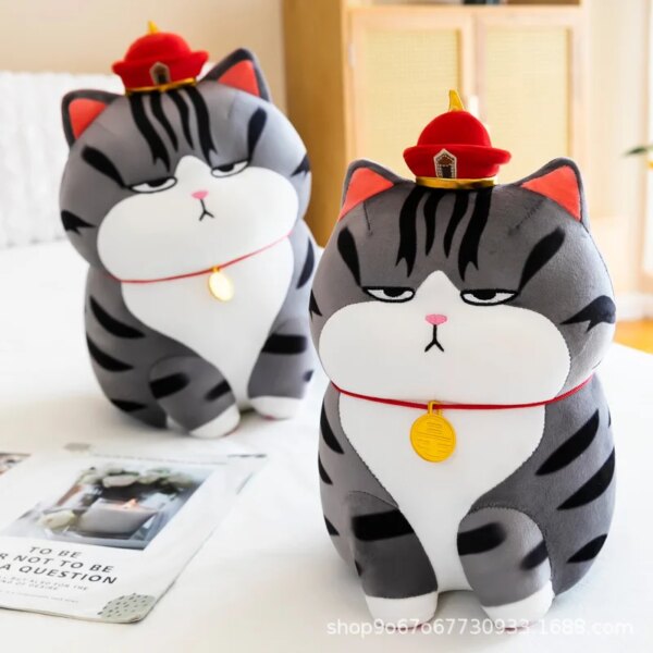 Jouet en peluche kawaii noir de dessin