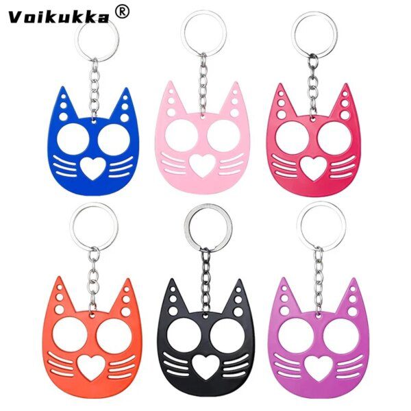 33436-375ba2.jpg Porte clés chat multifonction en métal rose