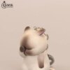 porte clé chat mignon timide, chaton potelé
