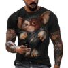 34071-fa9e3b.jpg 2022 mignon chat Animal t shirt homme impression 3d hommes chat t-shirt col