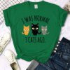 T shirt pour femmes 3 chats imprimé