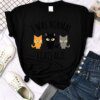 T shirt pour femmes 3 chats imprimé
