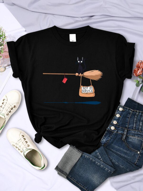T shirt Rond Doux et Vintage à la Mode pour Femme et Couple
