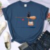 T shirt Rond Doux et Vintage à la Mode pour Femme et Couple