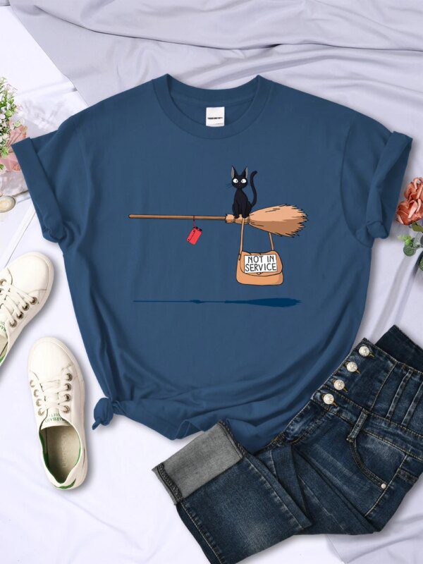 T shirt Rond Doux et Vintage à la Mode pour Femme et Couple