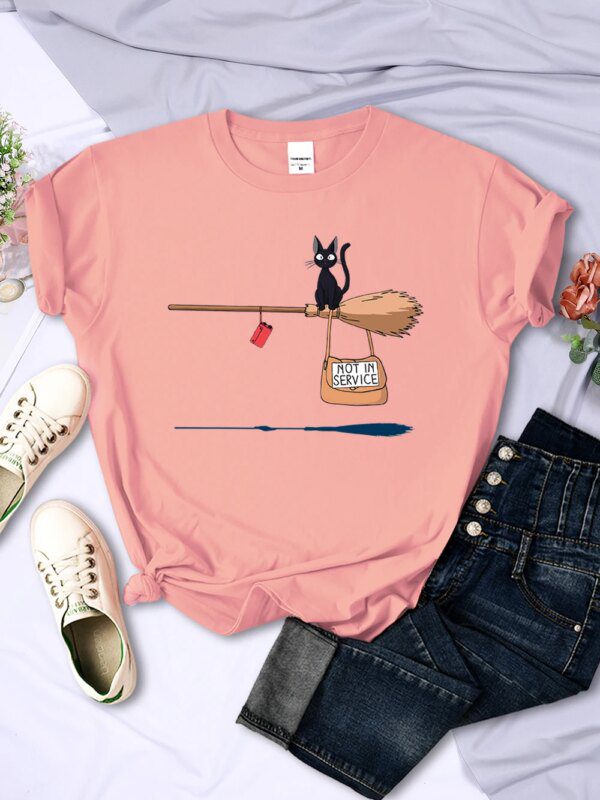 T shirt Rond Doux et Vintage à la Mode pour Femme et Couple