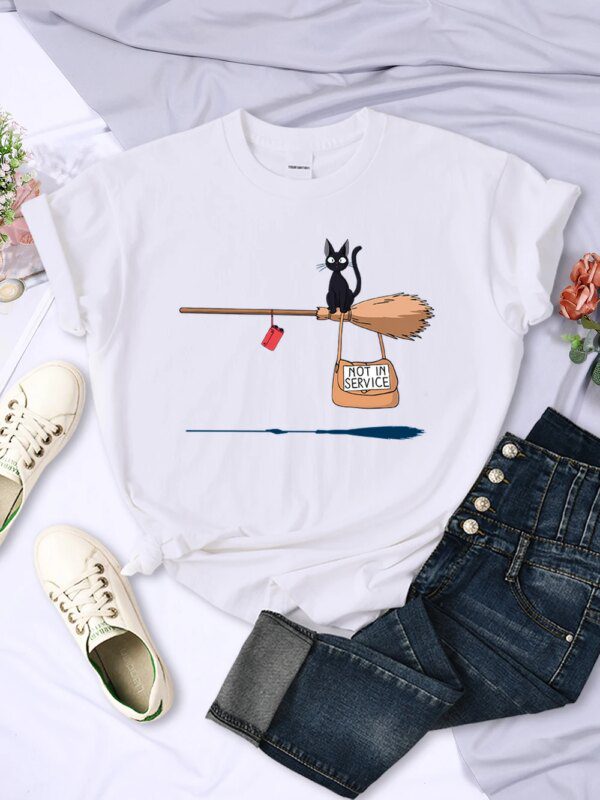 T shirt Rond Doux et Vintage à la Mode pour Femme et Couple