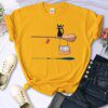 T shirt Rond Doux et Vintage à la Mode pour Femme et Couple