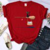 T shirt Rond Doux et Vintage à la Mode pour Femme et Couple