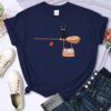 T shirt Rond Doux et Vintage à la Mode pour Femme et Couple
