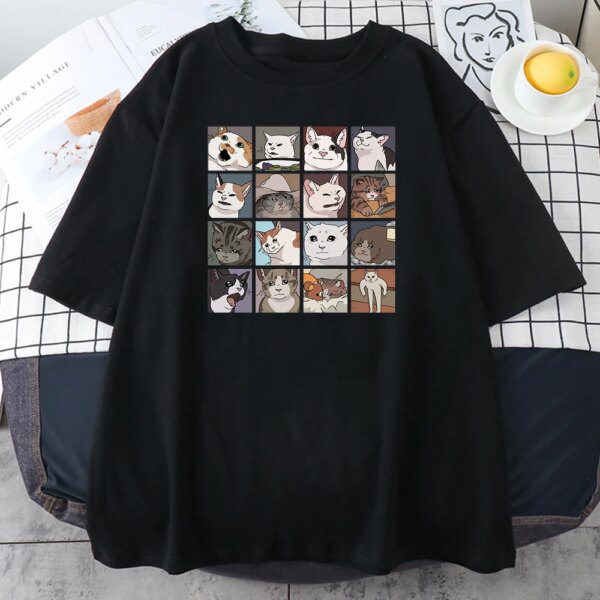 T shirt manches courtes col rond femme, Streetwear, Hip-Hop