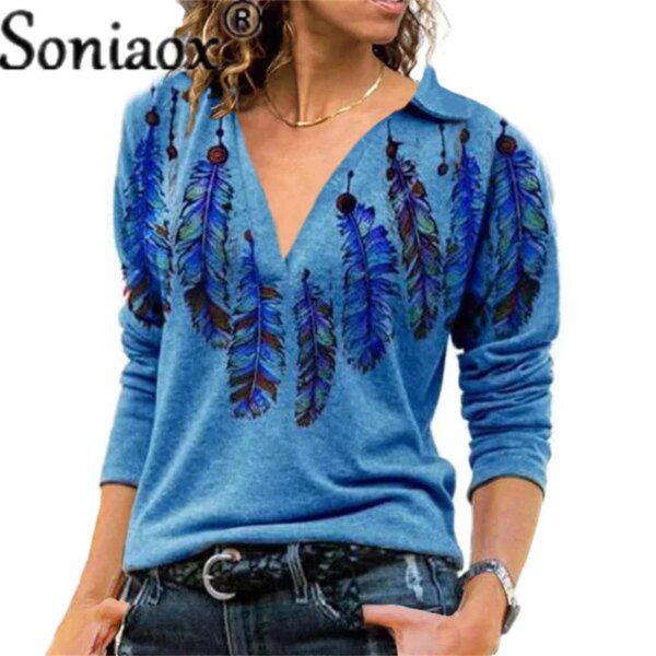 T shirt manche longue femme, nouvelle mode