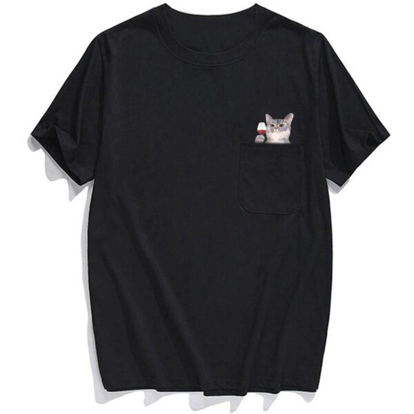 chat doigt d honneur pour hommes et femmes t shirt