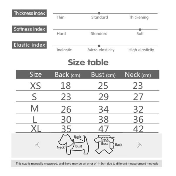 veste pour petit chien, vêtement doux pour printemps et été