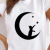 t shirt chat femme, vêtement estival à la mode