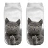 chaussette chat courtes unisexes