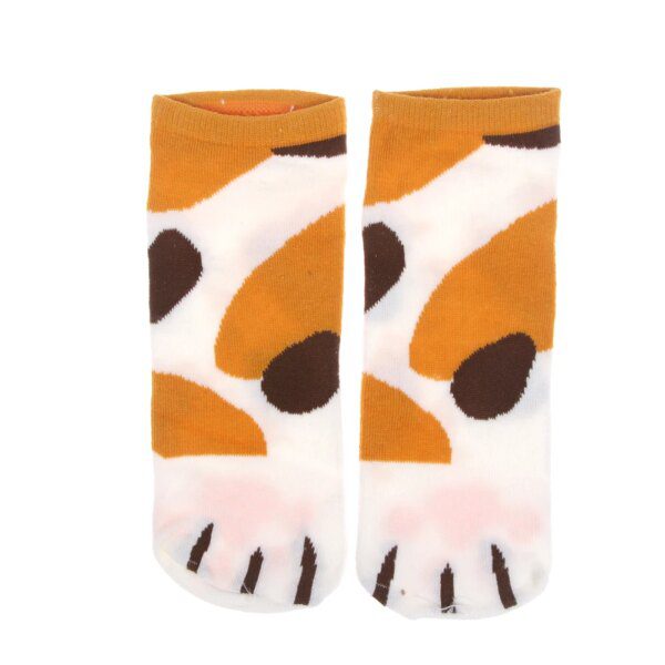 chaussette chat courtes couleur bonbon pour filles
