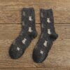 chaussette chat mignonnes en laine pour femmes