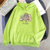 Sweat capuche femme chat cartoon