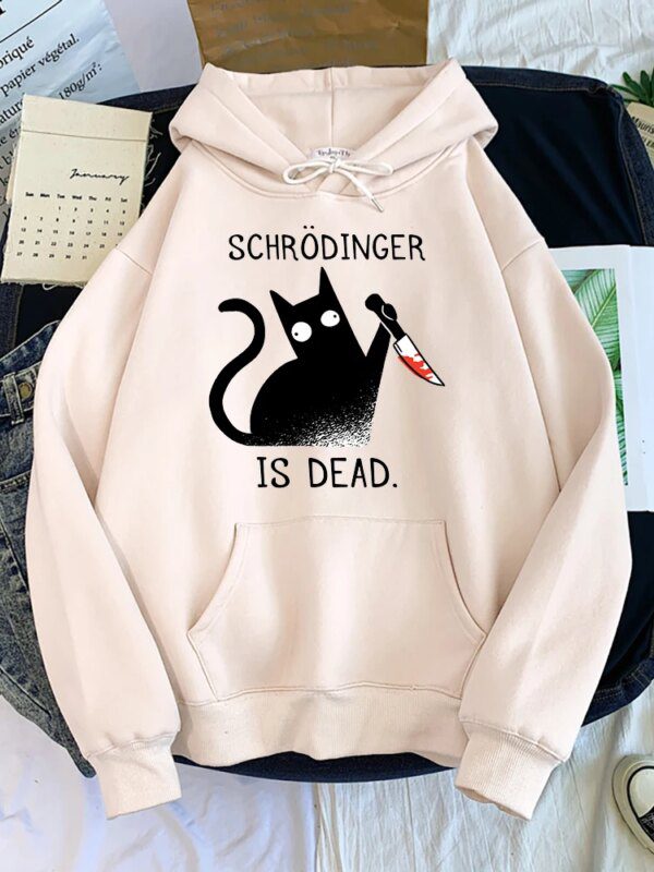 Sweat à capuche petit chat noir et couteau sweat avec sweats à capuche femmes