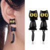 46347-2877ea.jpg boucle d oreille chat dessin animé drôle Unique pour femmes