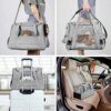 Sac de transport pour chien et chat avec coussin en coton épais