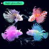 Aquarium lumineux artificiel en Silicone, poisson-lion