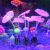 47259-fb1409.jpg plante d aquarium artificielles fluorescentes en forme de champignon, 9 pièces