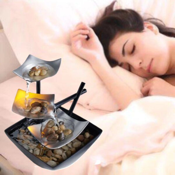 47513-fcb81e.jpg décoration Fontaine d'eau d'intérieur pour Relaxation, fontaine d'eau de bureau, cascade fluide, Feng Shui pour la maison, décoration de table pour chambre à coucher