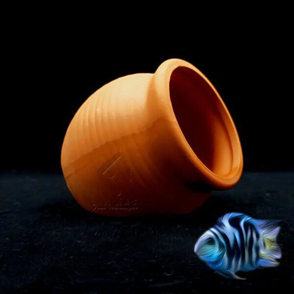 47529-cd66fb.jpg decoration aquarium -Mini Aquarium en céramique, maison de crevettes