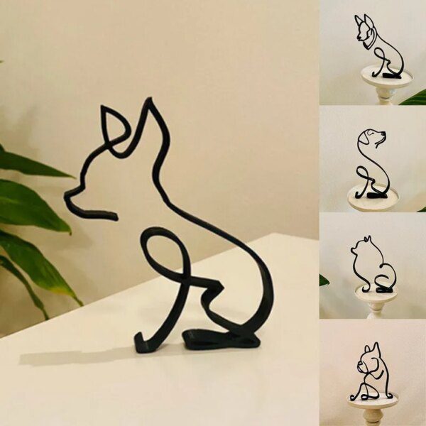 47892-3462db.jpg Sculpture artistique minimaliste pour chien et chat