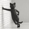 Sculpture de chat debout en papier 3D, modèles de chaton Cool