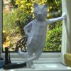 Sculpture de chat debout en papier 3D, modèles de chaton Cool