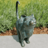 47986-36732f.png Statue de chat en résine Bronze, Sculpture d'extérieur, décoration de maison, jardin, porche, bureau