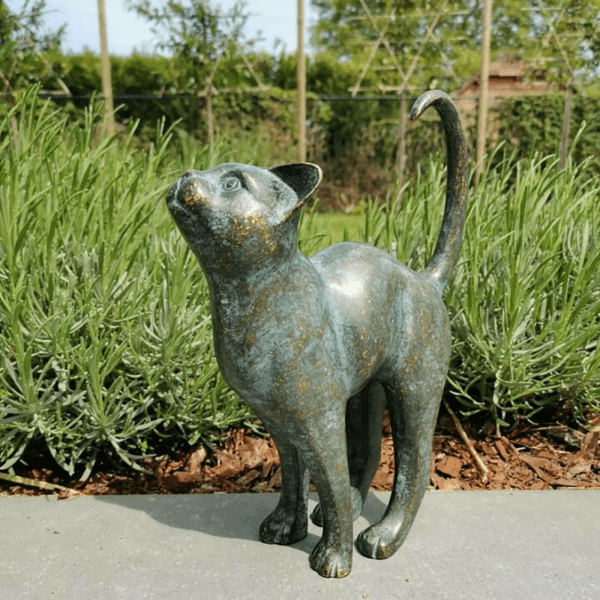 47986-3aab84.png Statue de chat en résine Bronze, Sculpture d'extérieur, décoration de maison, jardin, porche, bureau