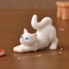 48030-2641ab.jpg Figurines miniatures de dessin animé, Animal, chat, en résine, Micro paysage Kawaii, accessoires de bureau pour décoration de maison, cadeau pour enfants